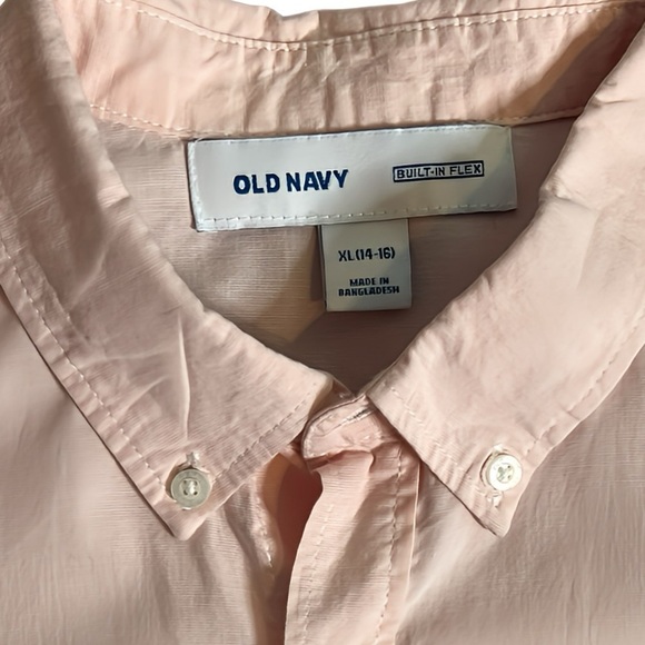 Old Navy & Good Fellow Set of 3 Boys Button Down Short Sleeve Shirts Size 14/16 - Picture 6 of 8